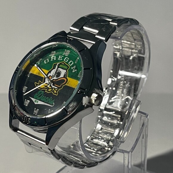Oregon Ducks NCAA Stainless-Steel Watch NEW - Picture 6 of 9